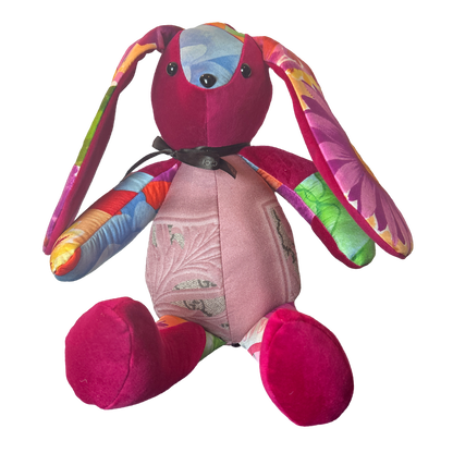 Vintage Gucci Scarf Patchwork Bunny at Vintage Luxe Up