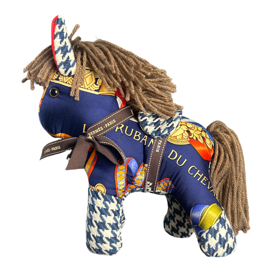 Hermes Rubans du Cheval Scarf Pony at Vintage Luxe Up