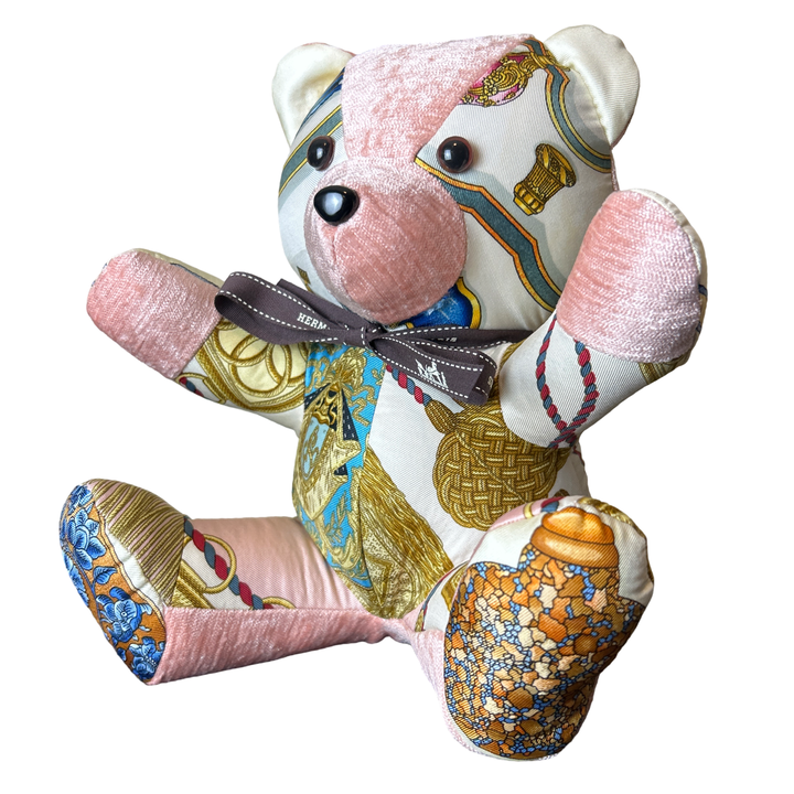 Hermes Poste et Cavallerie Scarf | Hermes Teddy Bear at Vintage Luxe Up