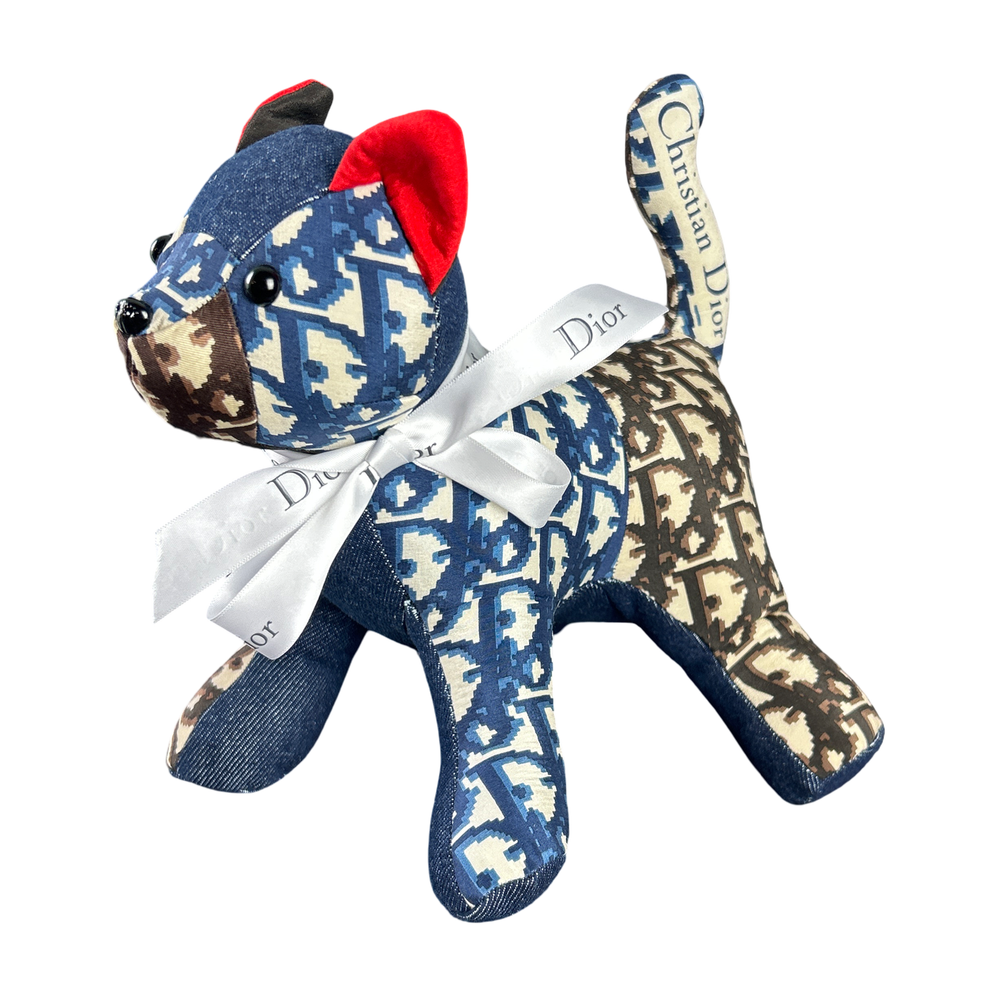 Dior Trotter Vintage Scarf Kitten at Vintage Luxe Up