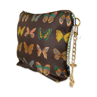 Farfalla Brown Vintage Scarf Crossbody Bag
