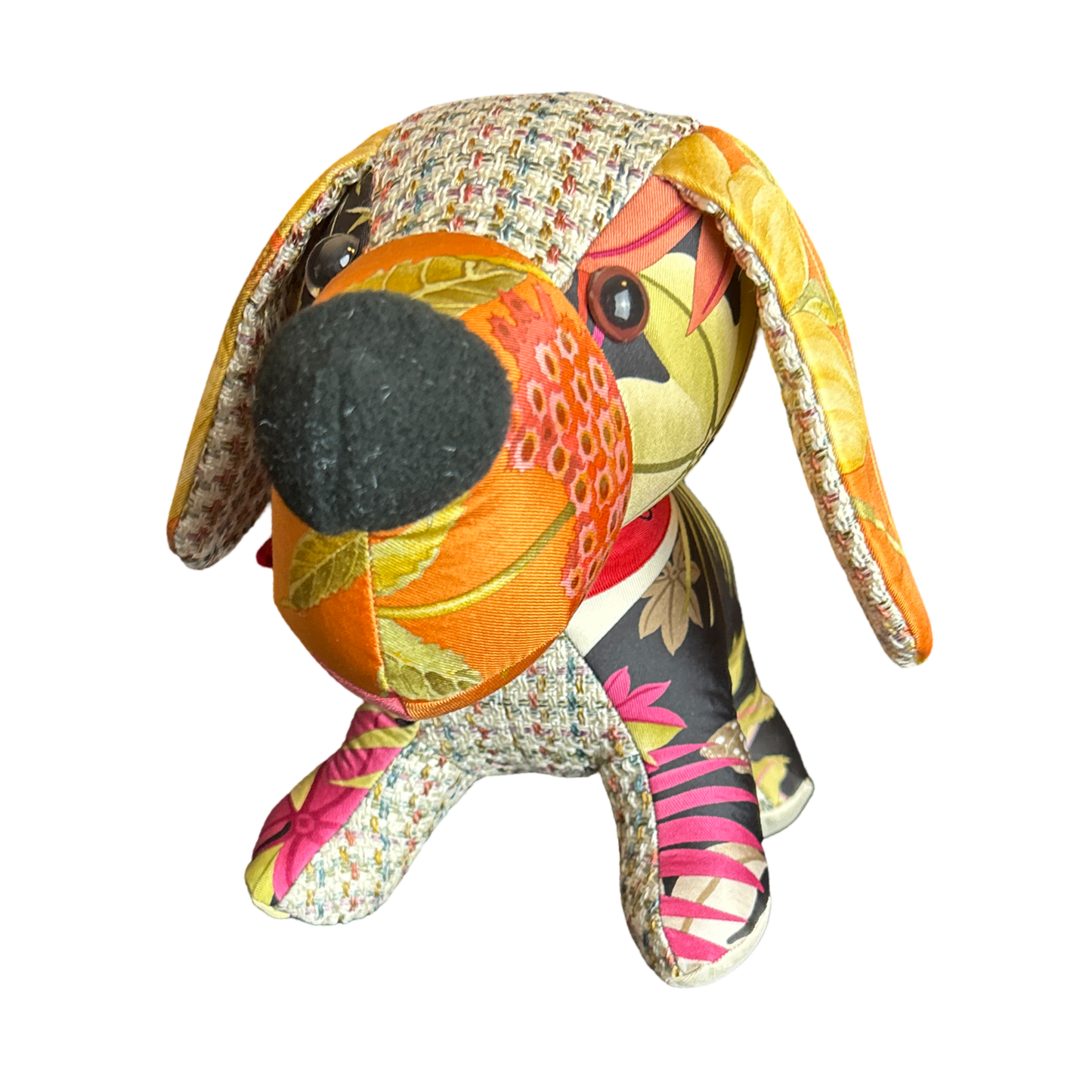 Ferraamo Scarf Patchwork Puppy at Vintage Luxe Up