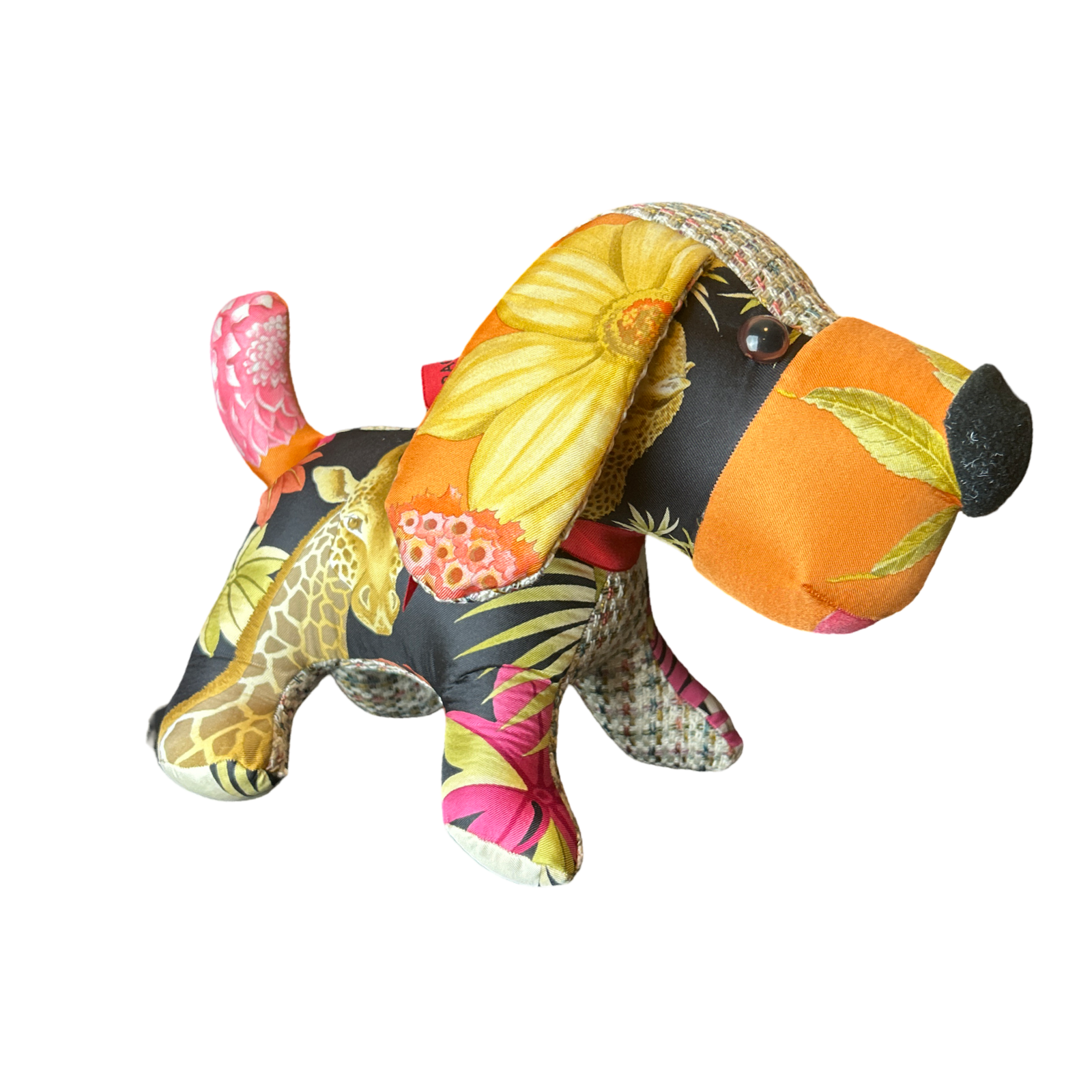 Ferraamo Scarf Patchwork Puppy at Vintage Luxe Up
