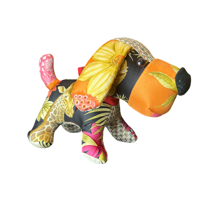 Ferraamo Scarf Patchwork Puppy at Vintage Luxe Up