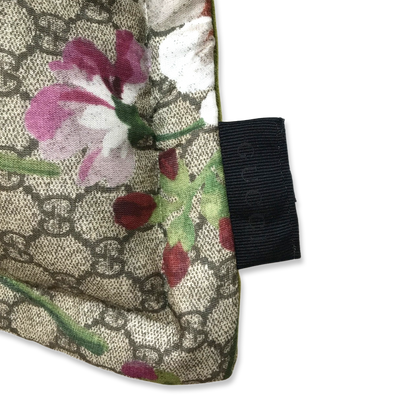 GG Logo Blooms Pink Hydrangea Silk Scarf Pillows