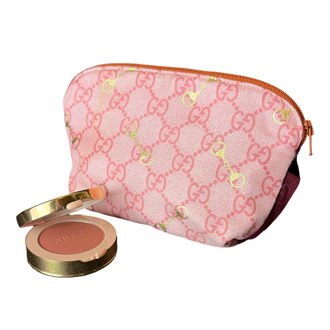 Gucci GG Logo Horsebit Cosmetic Bag | Gucci Fashion Accessories