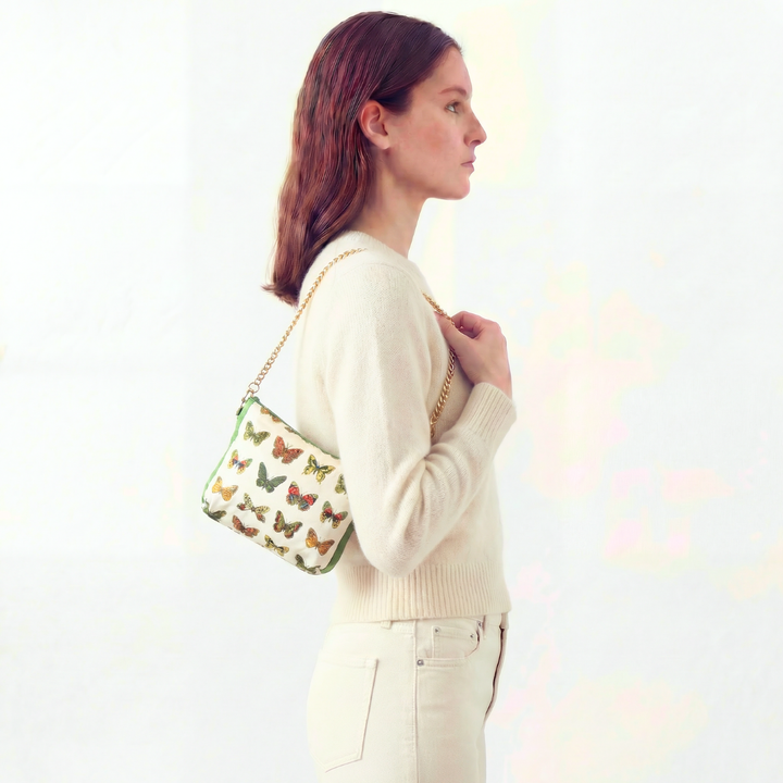 Gucci Butterfly Scarf | Gucci Crossbody Bag exclusively at Vintage Luxe Up