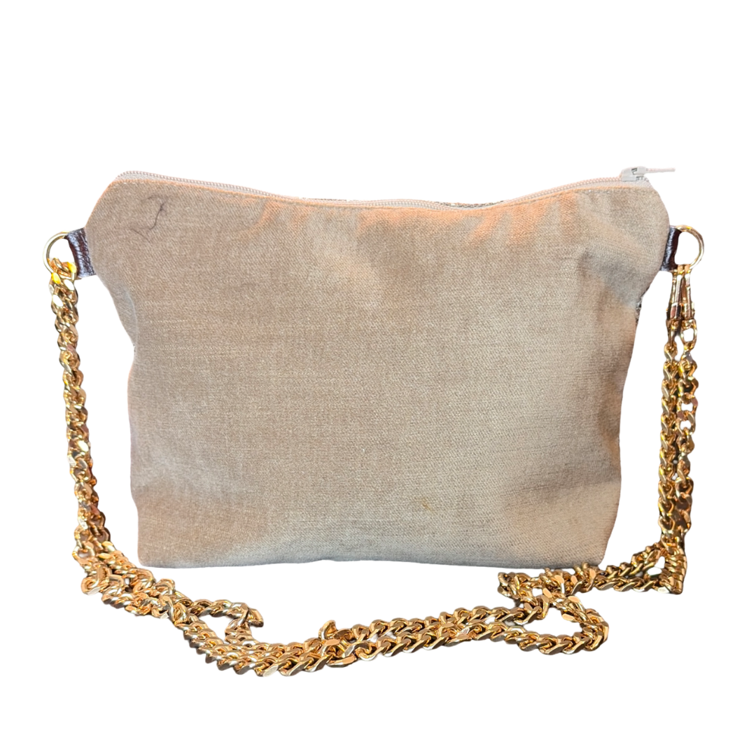 GG Metallic Vintage Scarf Crossbody Bag
