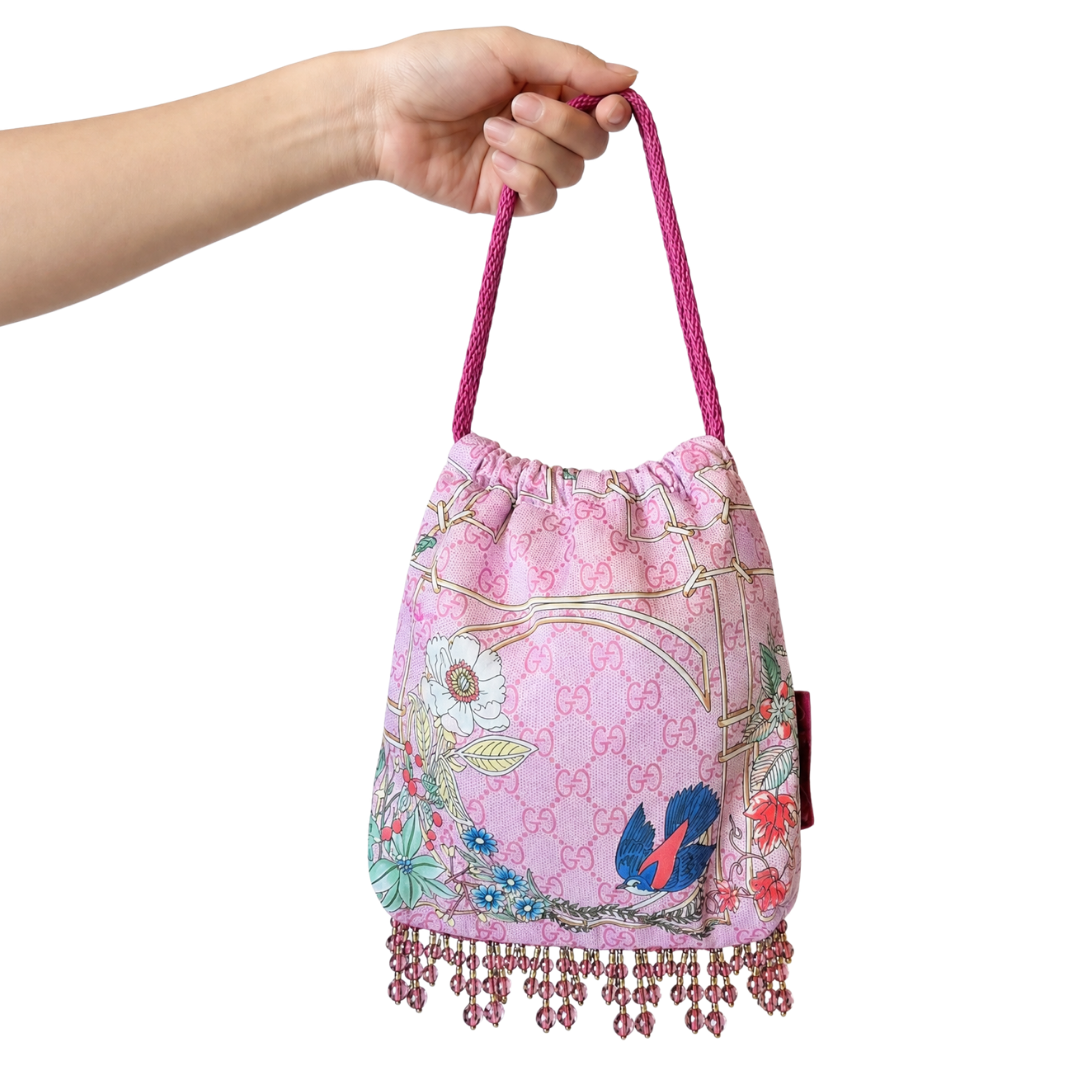 Gucci GG Floral Lattice Scarf | Gucci Crossbody Bag