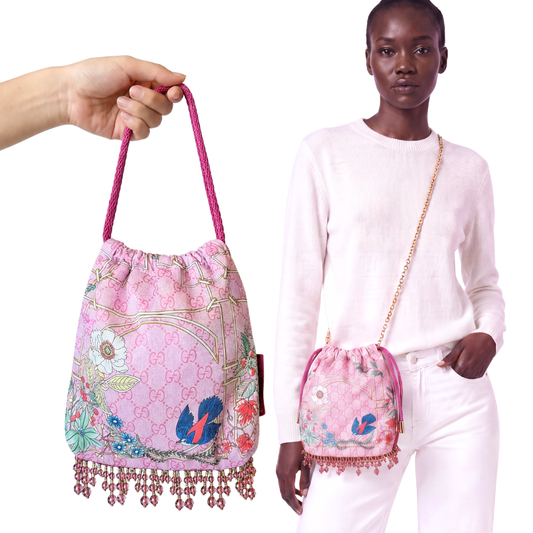 Gucci GG Floral Lattice Scarf | Gucci Crossbody Bag