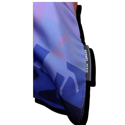 Galop Chromatique Silk Scarf Lumbar Pillow 35"