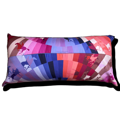 Galop Chromatique Silk Scarf Lumbar Pillow 35"