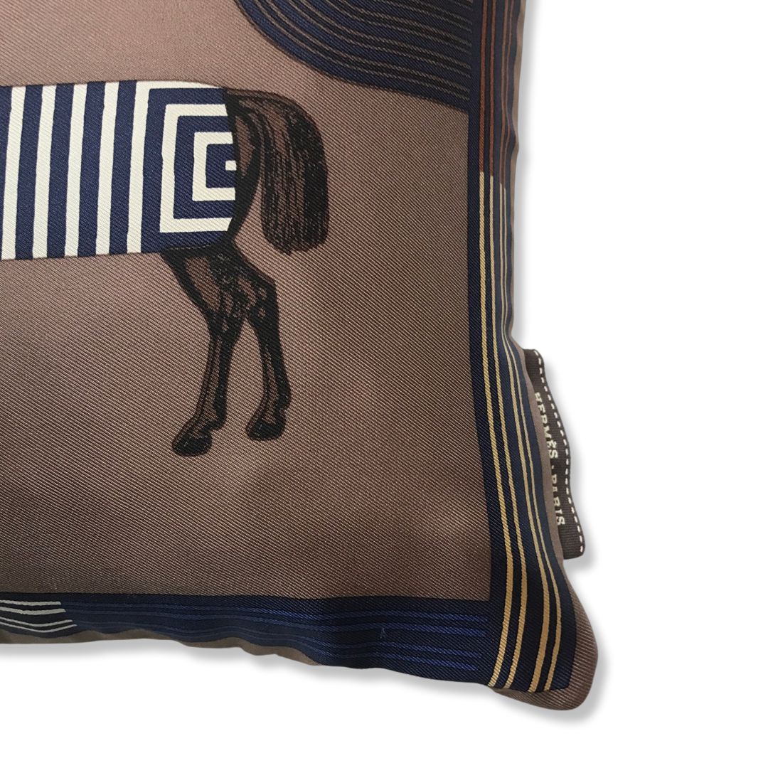 Garde Robe Pop Vintage Silk Scarf Pillow 17"