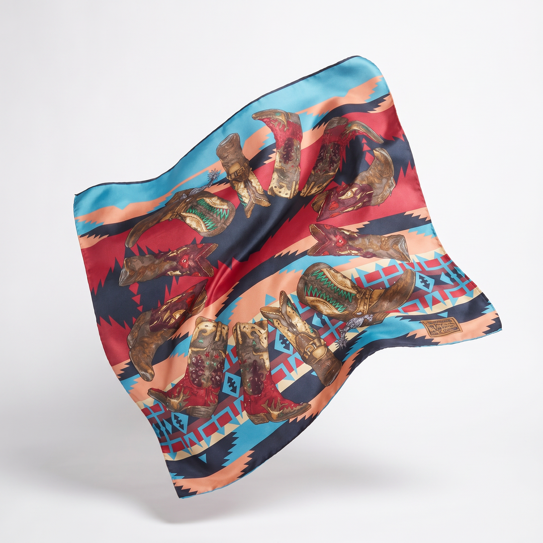 Ralph Lauren cowboy boot scarf