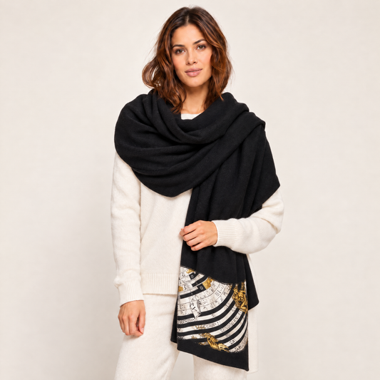 hermes astrologie scarf | cashmere shawl