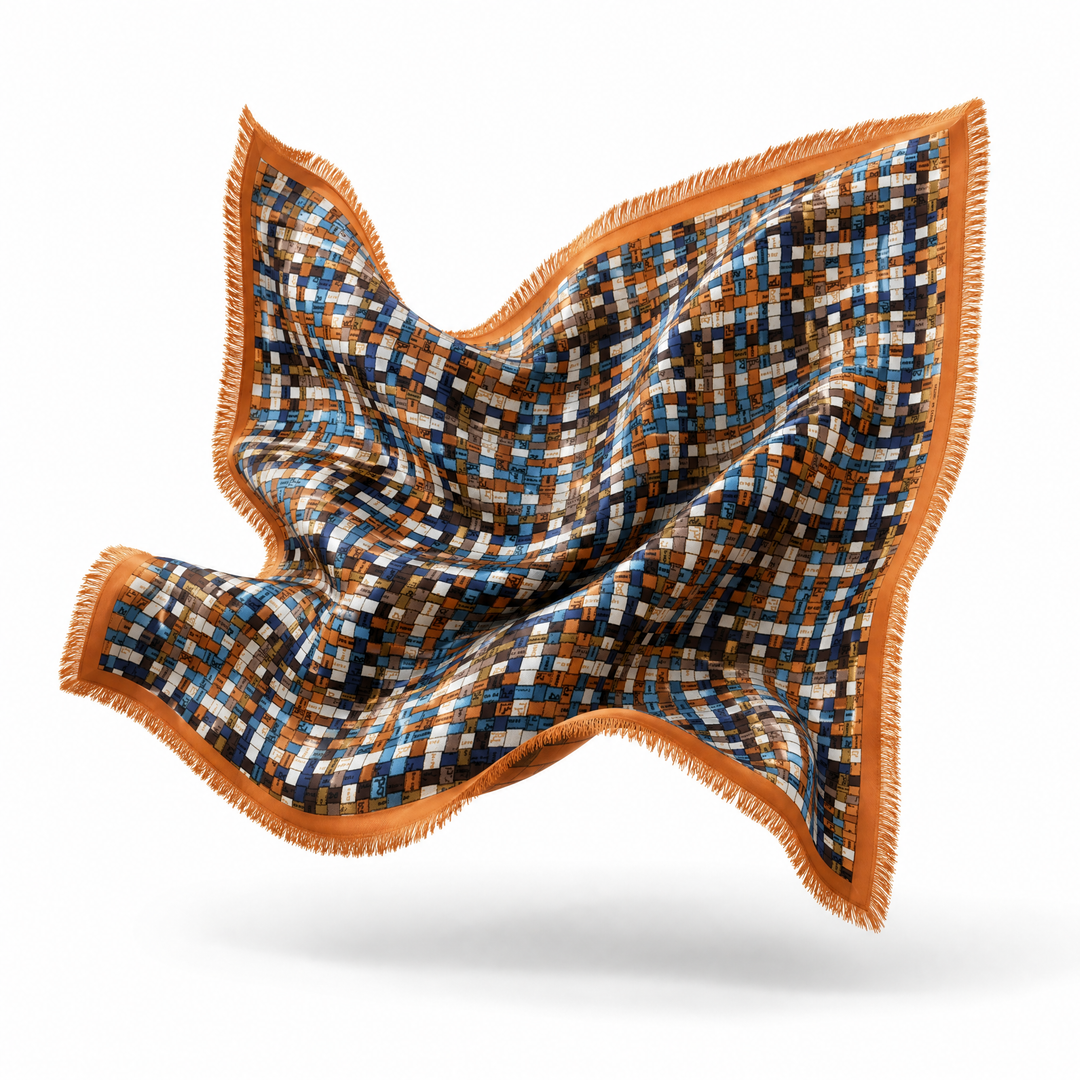 hermes Bolduc au carre cashmere scarf