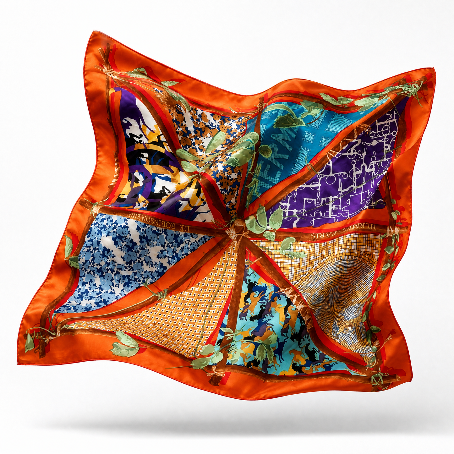 Robinson Chic Vintage Silk Scarf Pillows 24"
