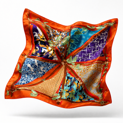 Robinson Chic Vintage Silk Scarf Pillows 24"
