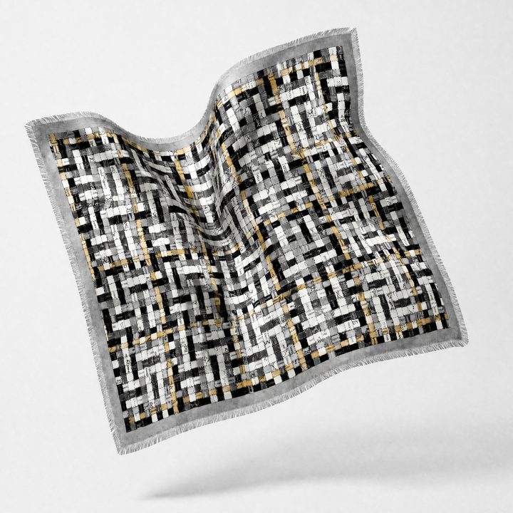 hermes Bolduc au carre cashmere scarf