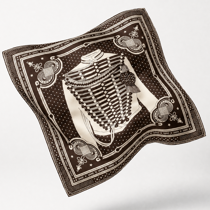 Hermes Brandebourgs Bandana Scarf