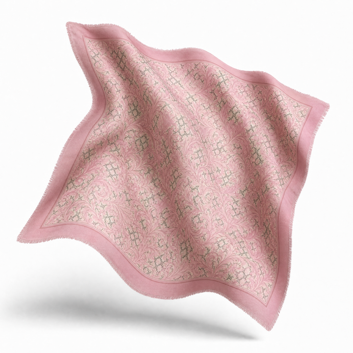 Gucci Arabesque Pink Scarf