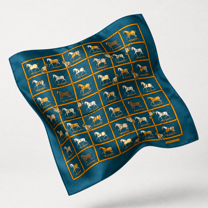 hermes petits chevaux scarf
