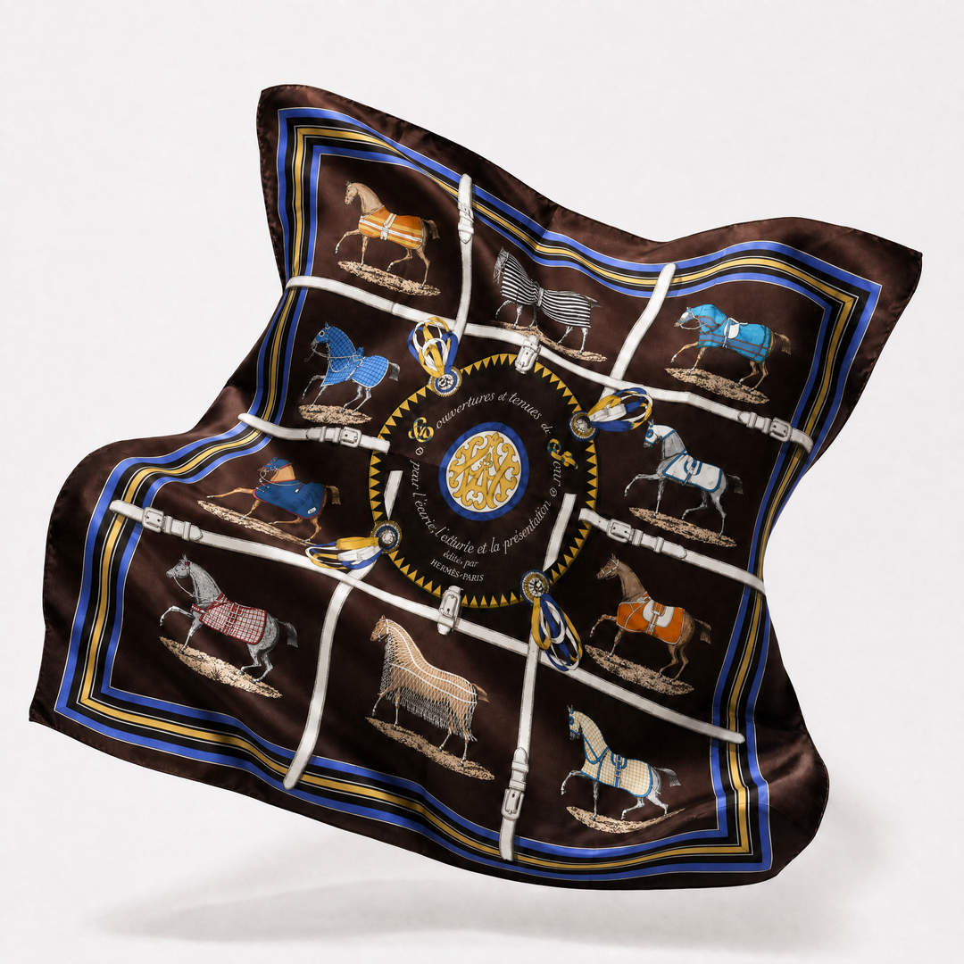 hermes couvertures et tenues du jour scarf