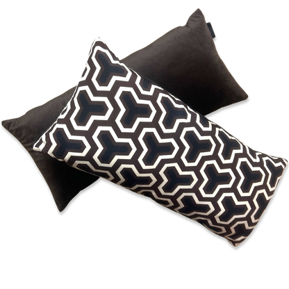 Vintage Gucci Pillow Geometric Neutral Vintage Silk Scarf Pillows at Vintage Luxe Up