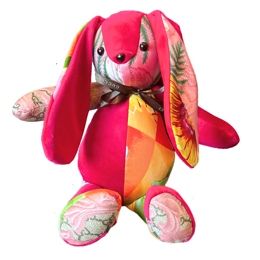 Gucci Scarf Patchwork Bunny at Vintage Luxe Up