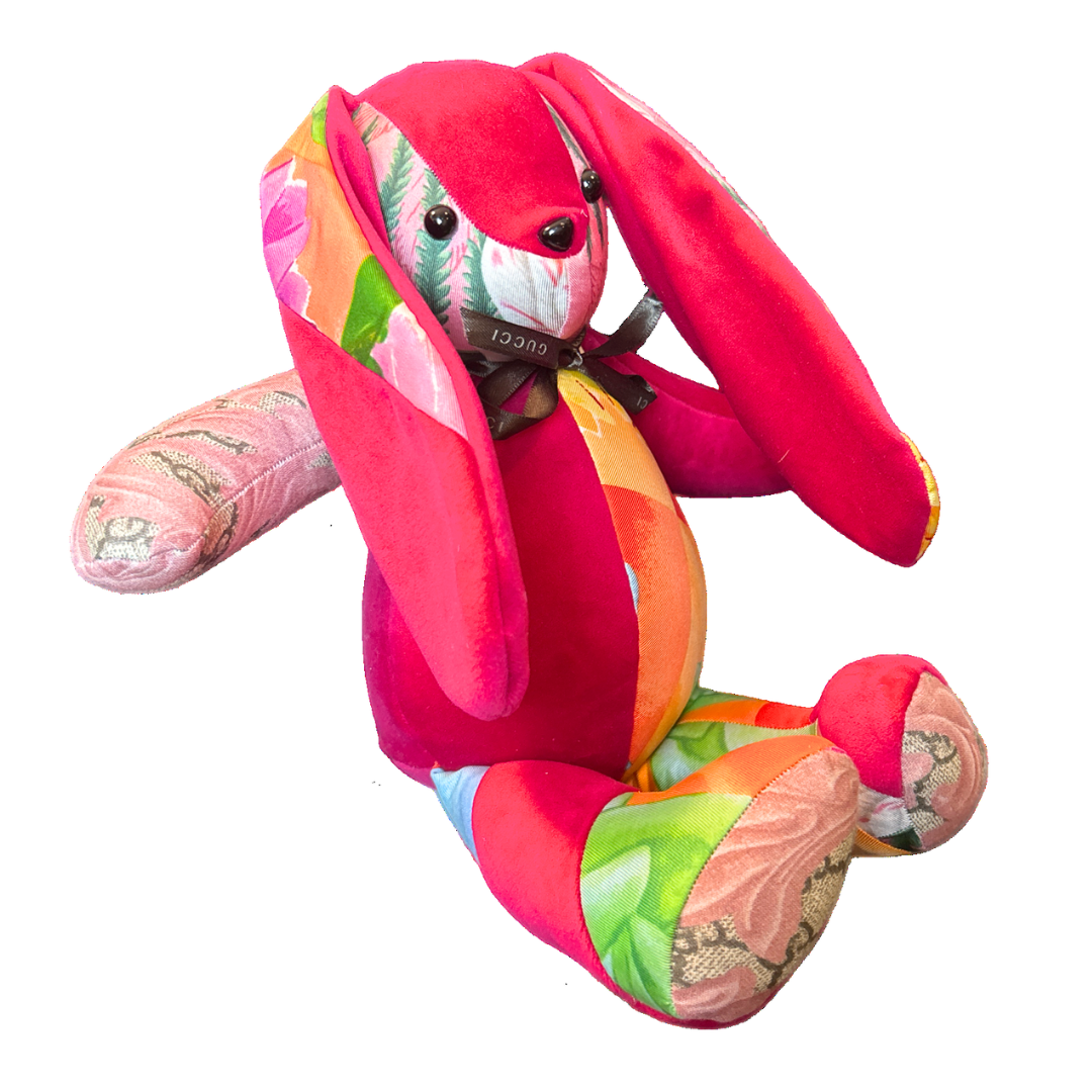 Gucci Scarf Patchwork Bunny at Vintage Luxe Up