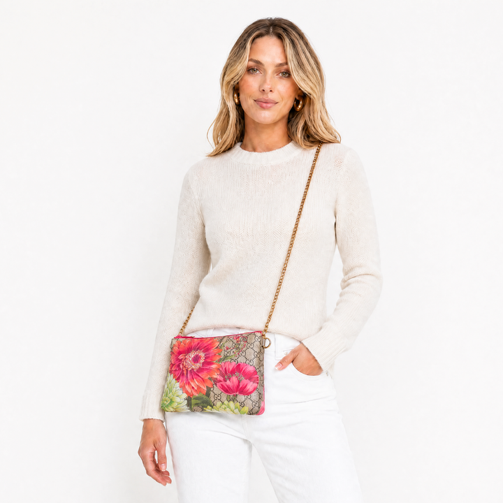 Gucci GG Floral Scarf | Gucci Crossbody Bag