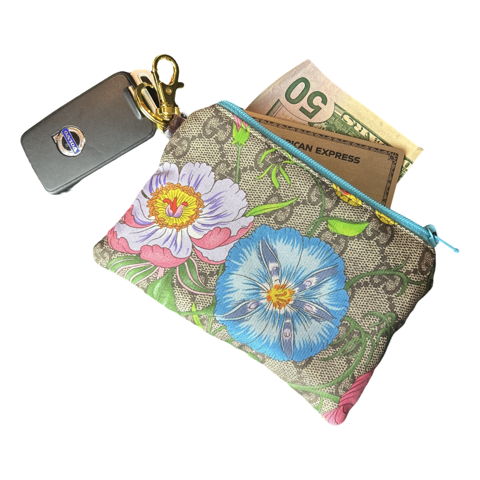 Gucci GG Flora Keychain Bag at Vintage Luxe Up