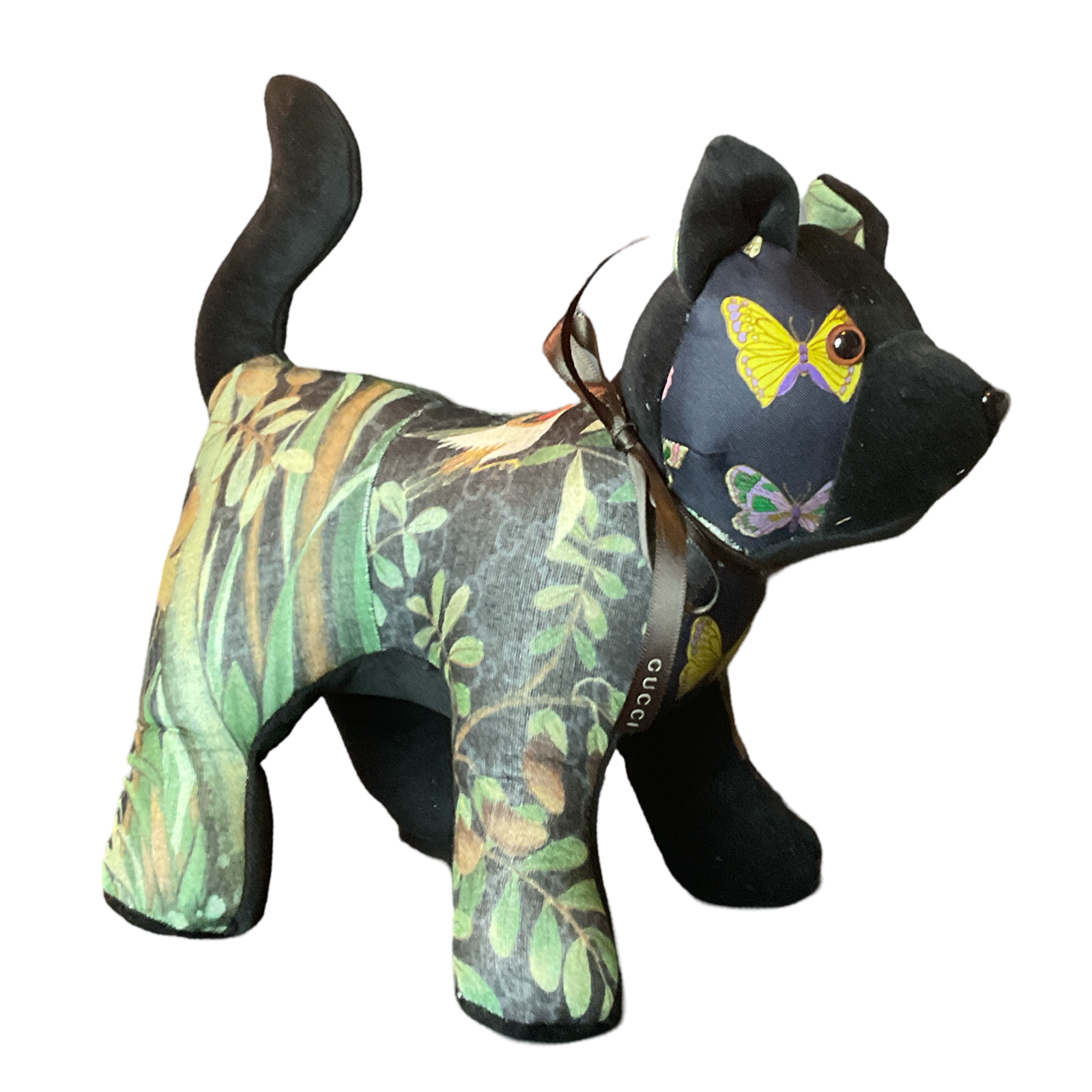 Gucci Chinoiserie Scarf Patchwork Kitten at Vintage Luxe Up