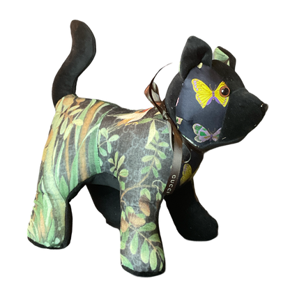 Gucci Chinoiserie Scarf Patchwork Kitten at Vintage Luxe Up