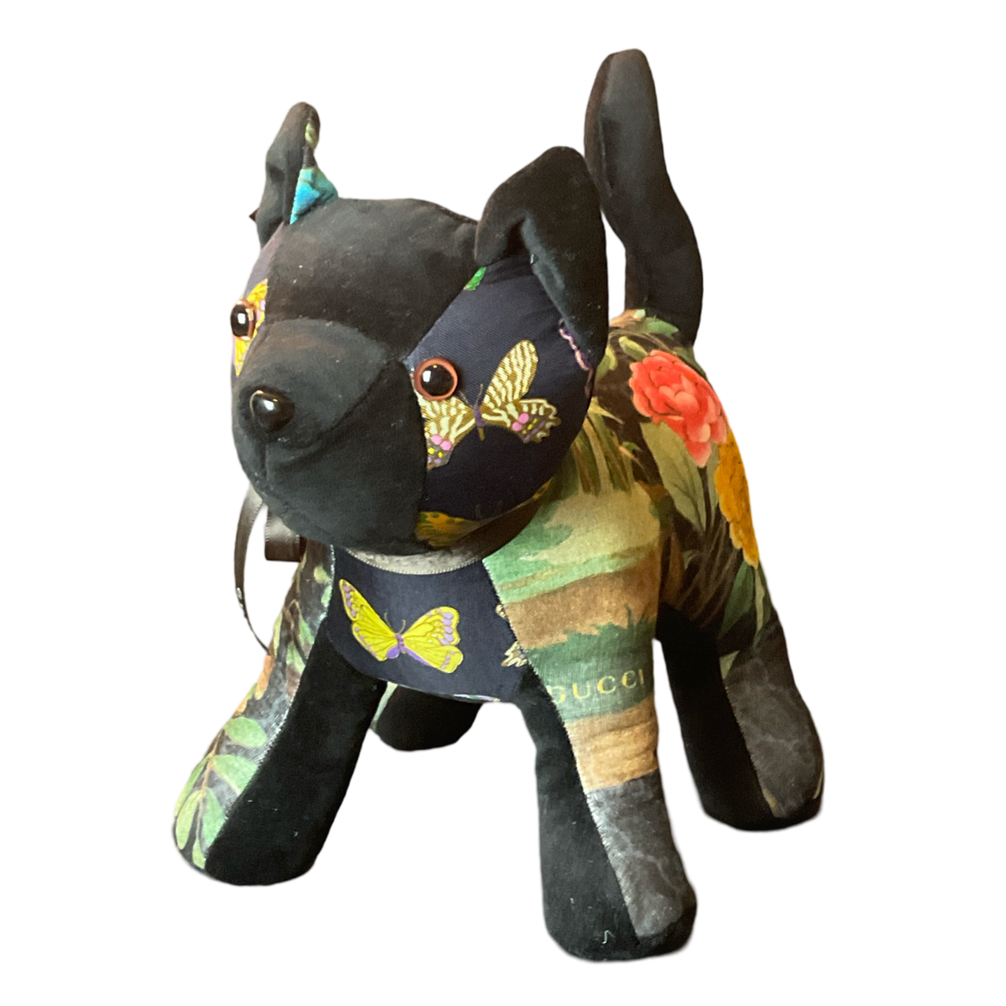 Gucci Chinoiserie Scarf Patchwork Kitten at Vintage Luxe Up