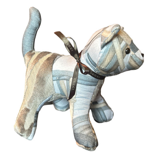 Gucci Equestrian Scarf Patchwork Kitten at Vintage Luxe Up