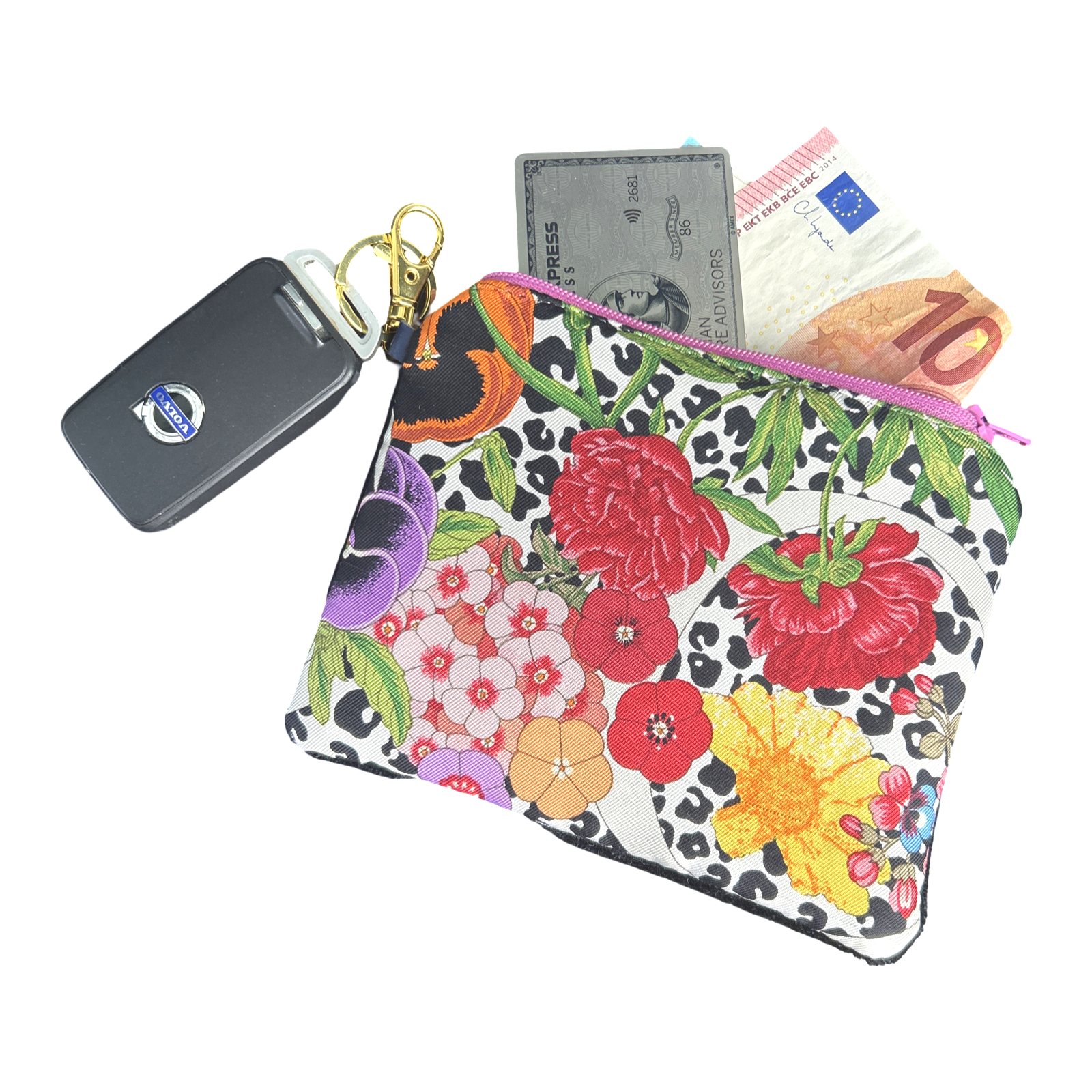Gucci Floral Leopard | Gucci Keychain Bag exclusively at Vintage Luxe Up