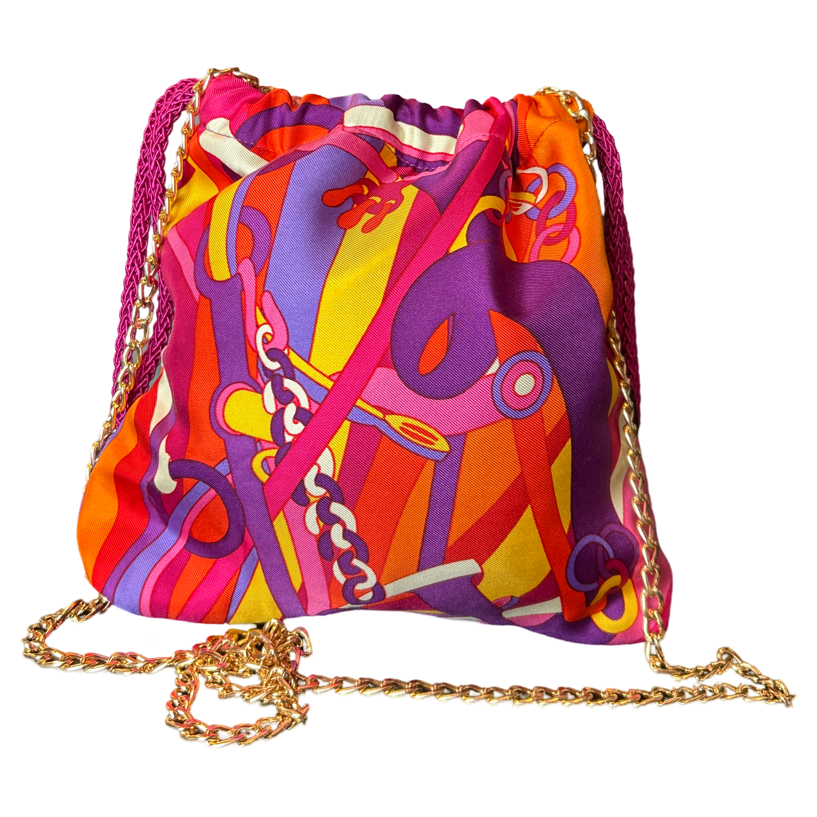 Gucci Equestrian Scarf | Gucci Crossbody Bag at Vintage Luxe Up