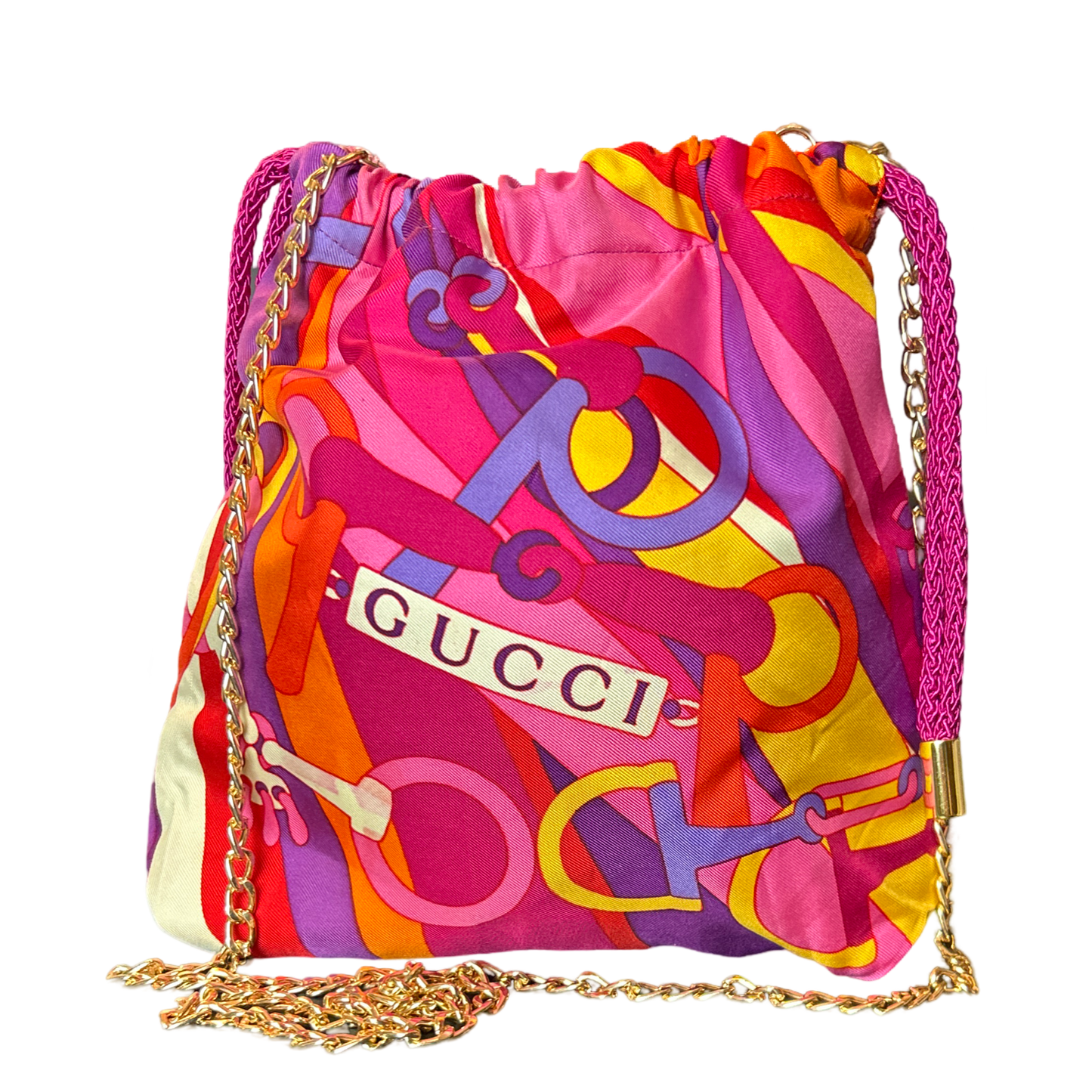 Gucci Equestrian Scarf | Gucci Crossbody Bag at Vintage Luxe Up