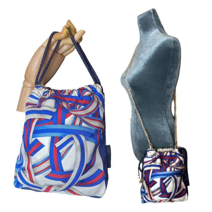 Gucci Ribbons Scarf | Gucci Crossbody Bag at Vintage Luxe Up