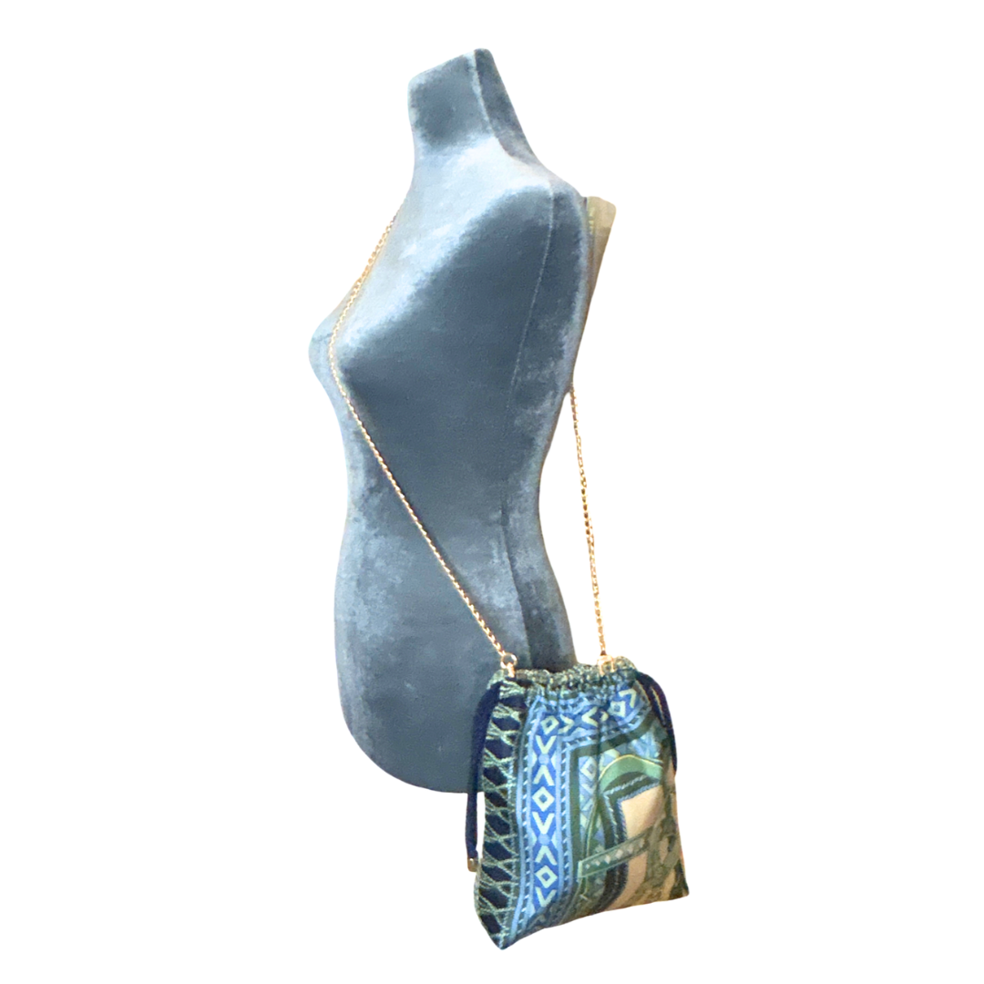 Gucci Fringe Harness Scarf | Gucci Crossbody Bag at Vintage Luxe Up