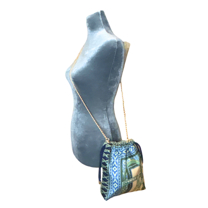 Gucci Fringe Harness Scarf | Gucci Crossbody Bag at Vintage Luxe Up