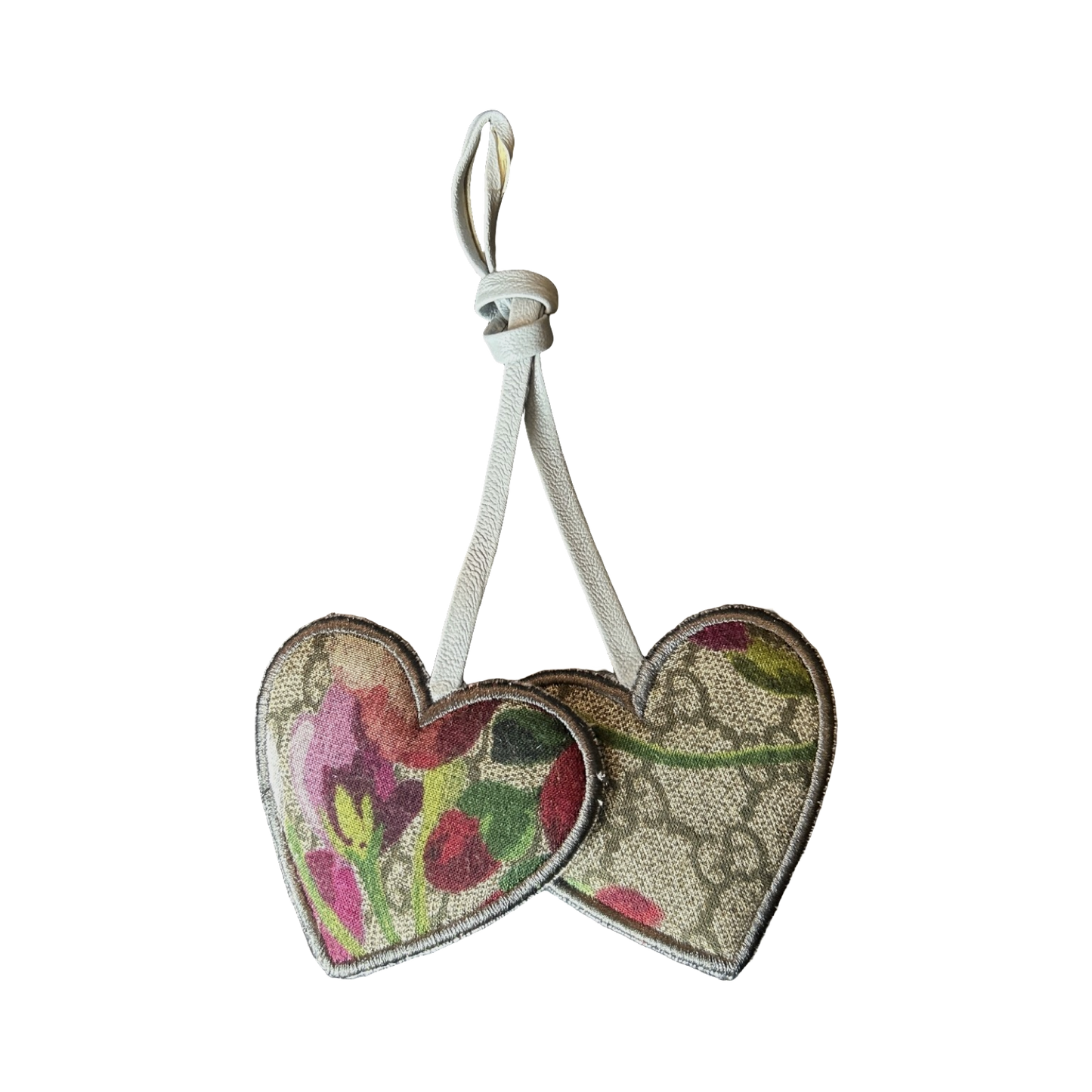 Gucci GG Blooms Logo Bag Charm at Vintage Luxe Up