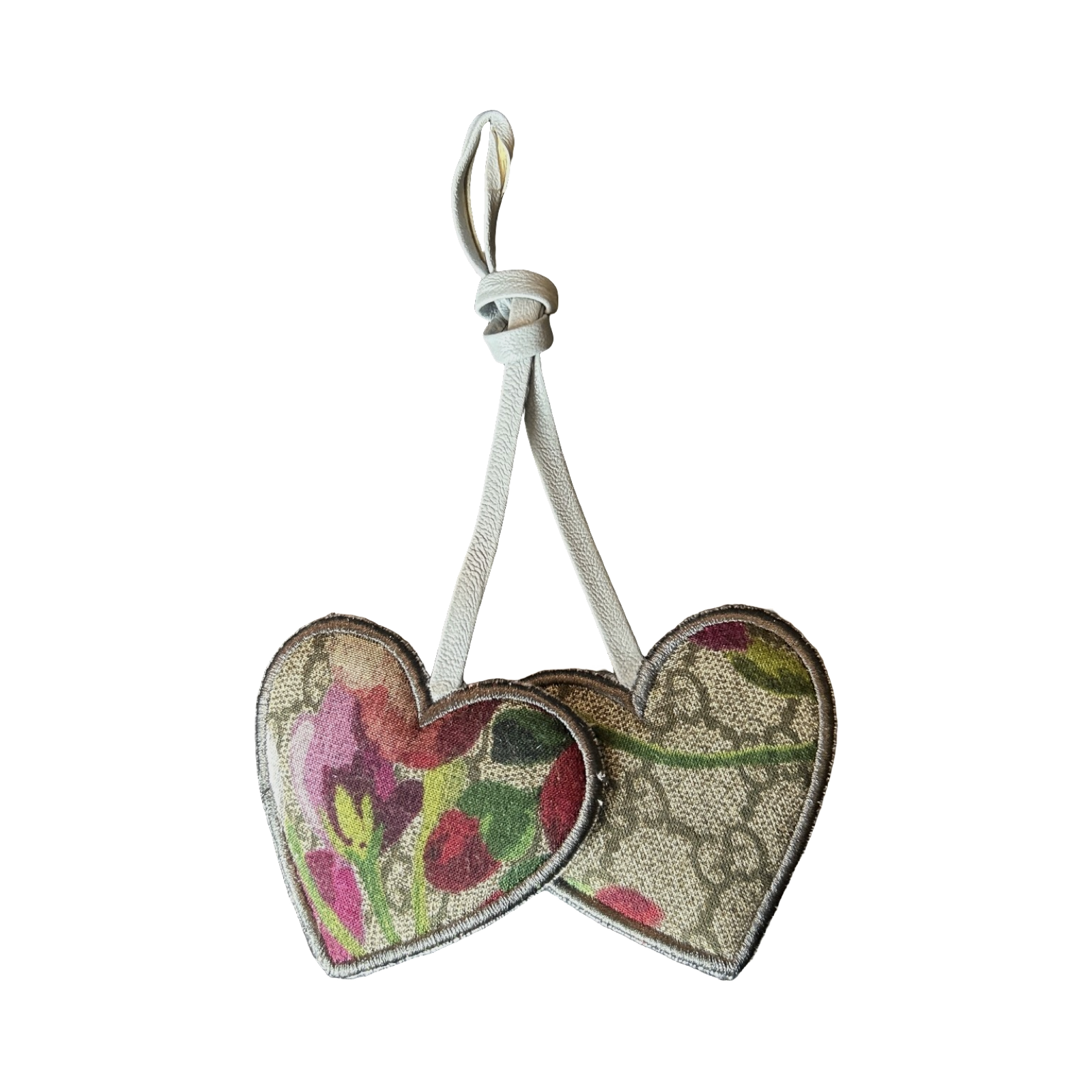 Gucci GG Blooms Logo Bag Charm at Vintage Luxe Up