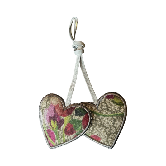 Gucci GG Blooms Logo Bag Charm at Vintage Luxe Up