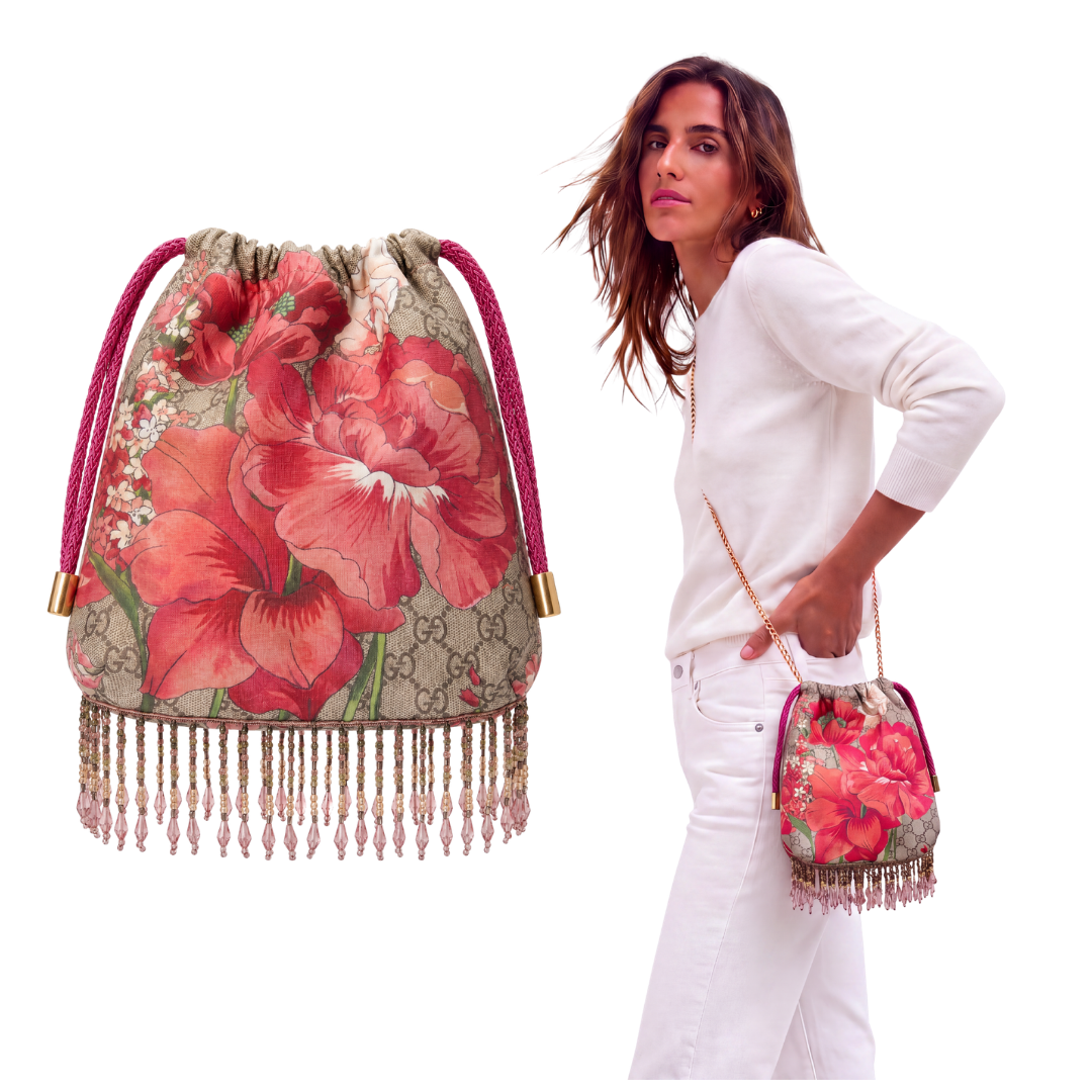 Gucci Bouquet GG Logo Crossbody Bag