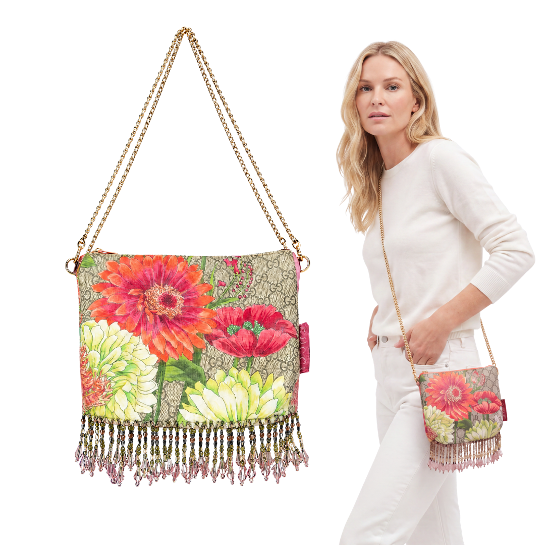 Gucci GG Floral Scarf | Gucci Crossbody Bag