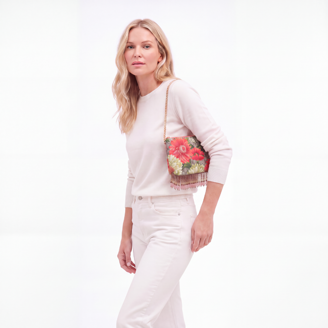 Gucci GG Floral Scarf | Gucci Crossbody Bag