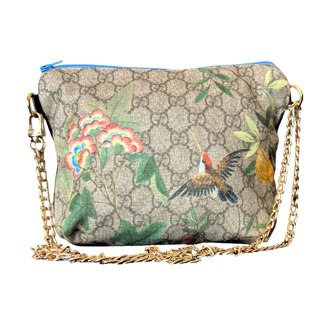 Gucci GG Logo Chinoiserie Scarf | Gucci Crossbody Bag exclusively at Vintage Luxe Up