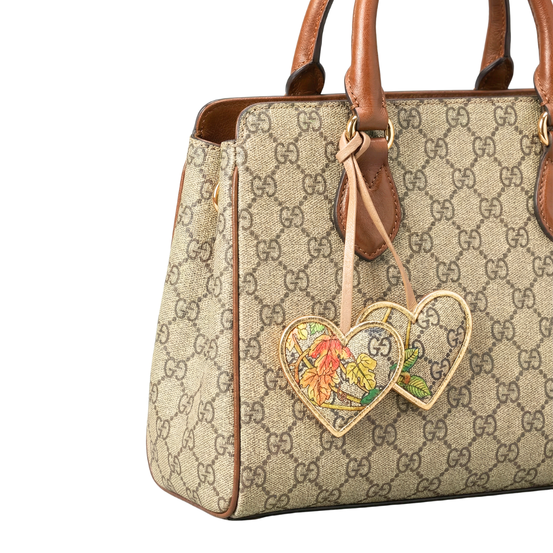 Gucci GG Flora Bag Charm at Vintage Luxe Up
